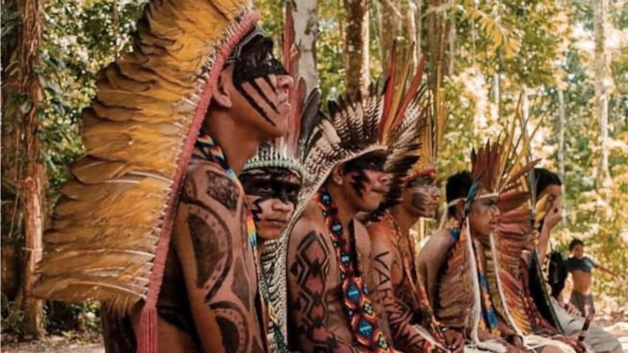Noke Koi Tribe men in traditional hats | RobertoInner